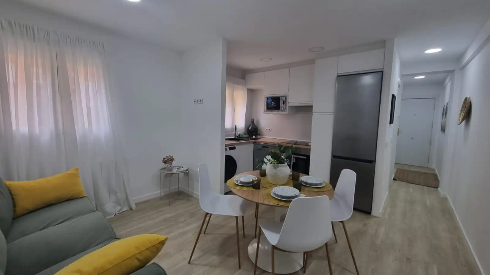 Küche von Wohnung zum Verkauf in Santander mit Heizung, Möbliert und Ofen