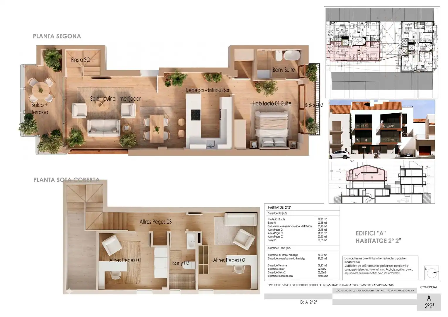 Duplexes for sale in Palamós  with Terrace, Storage room and Balcony