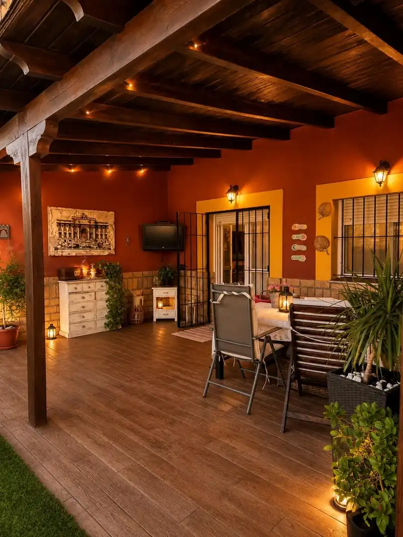 Terrace of Detached homes for sale in Almensilla  with Air Conditioner and Private garden
