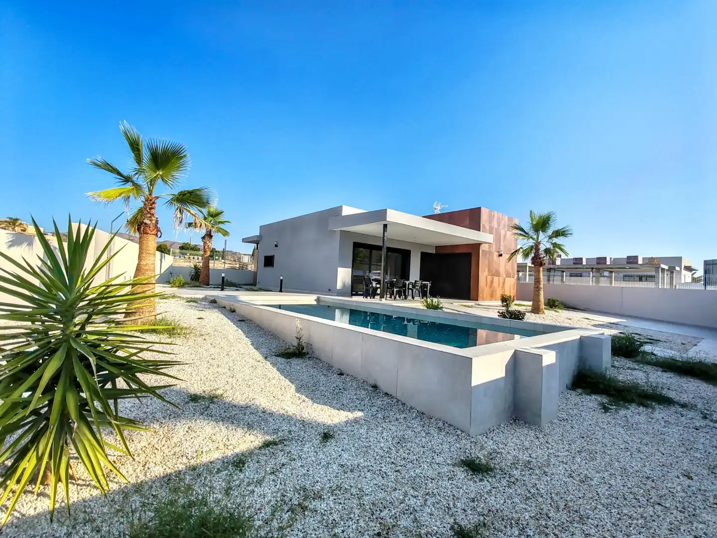 Exterior view of Houses for sale in Los Gallardos  with Air Conditioner, Heating and Private garden