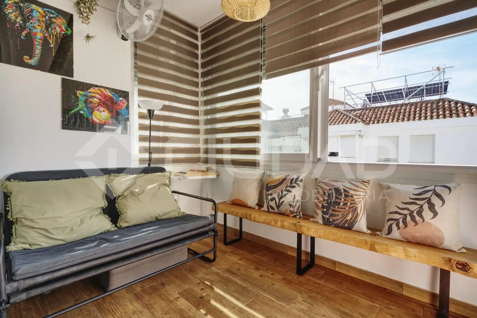 Living room of Flat for sale in San Juan de Aznalfarache  with Air Conditioner