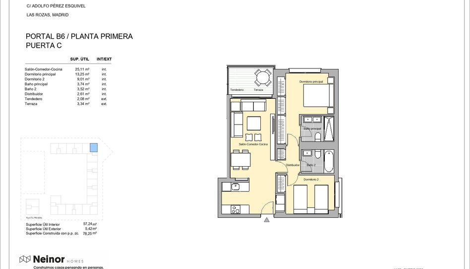 Photo 1 of Flat for sale in Calle Adolfo Pérez Esquivel, Parque Empresarial, Madrid