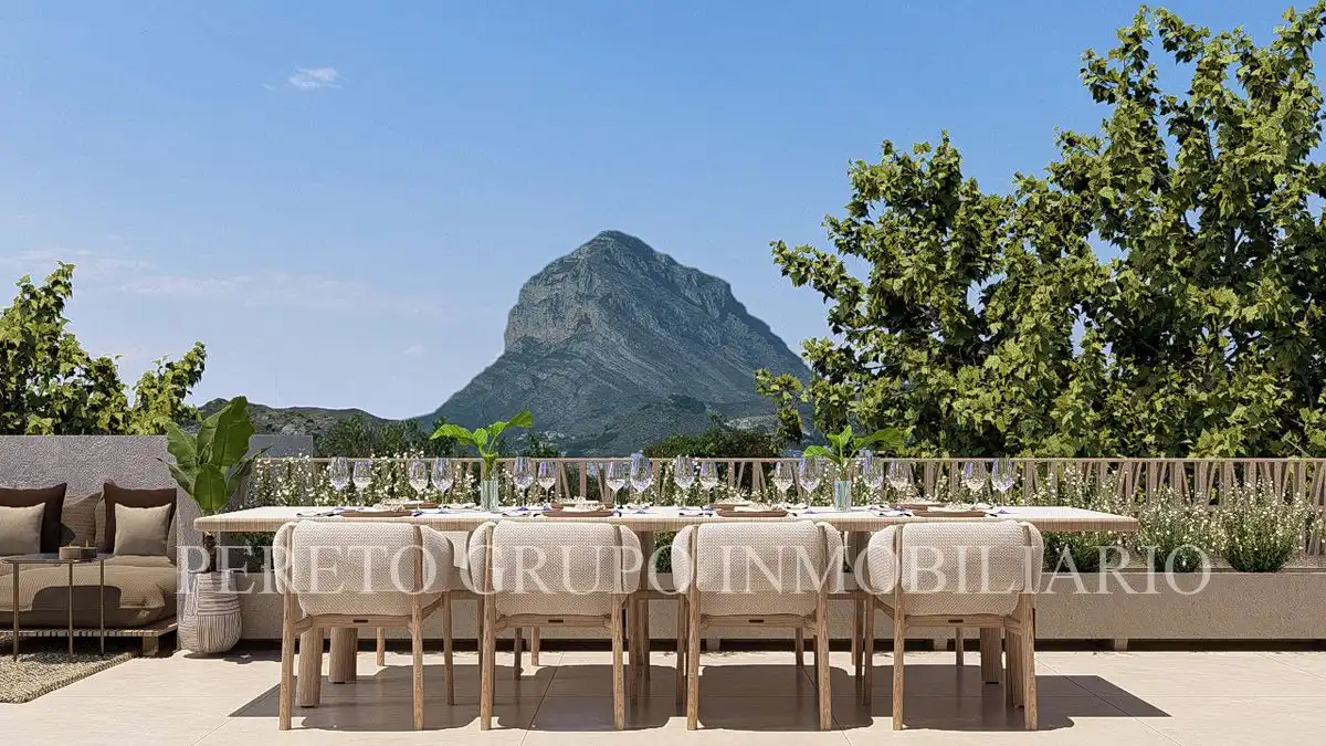 Terrace of Apartments for sale in Jávea / Xàbia  with Air Conditioner, Heating and Private garden