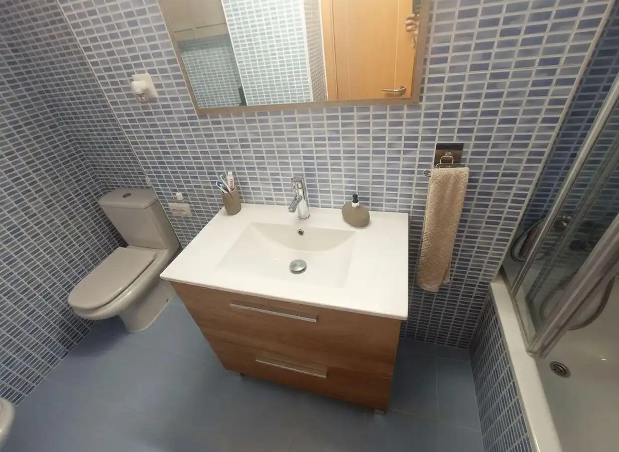 Bathroom of Flat for sale in La Ràpita  with Terrace, Balcony and Community pool
