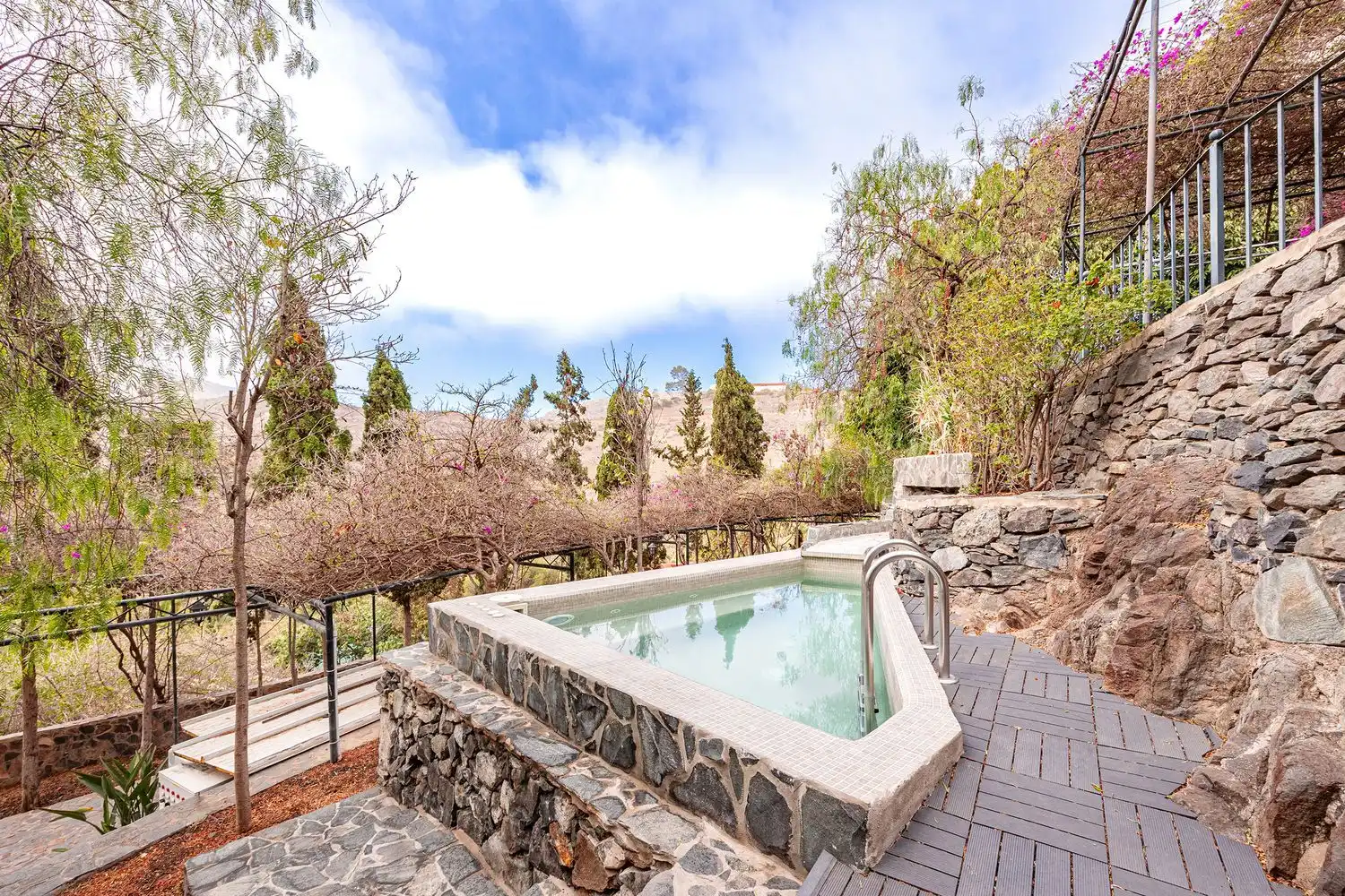 Terraza de Casa o chalet en venta en Telde con Jardín privado, Terraza y Piscina
