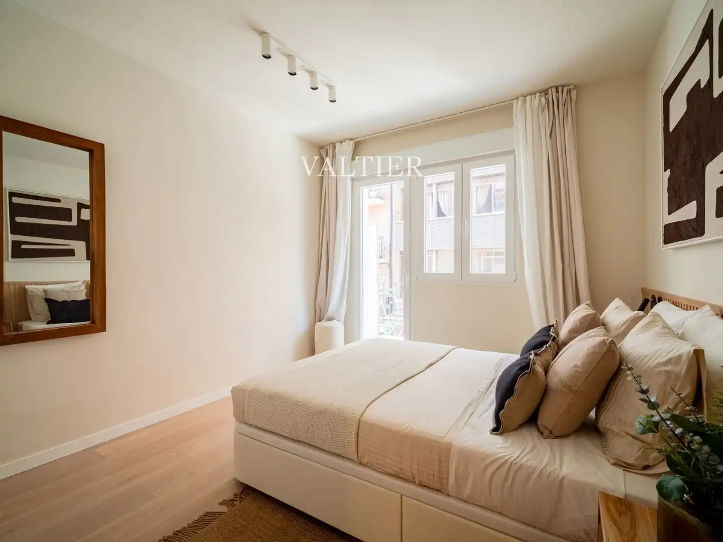 Bedroom of Flat for rent in Madrid  with Terrace and Furnished