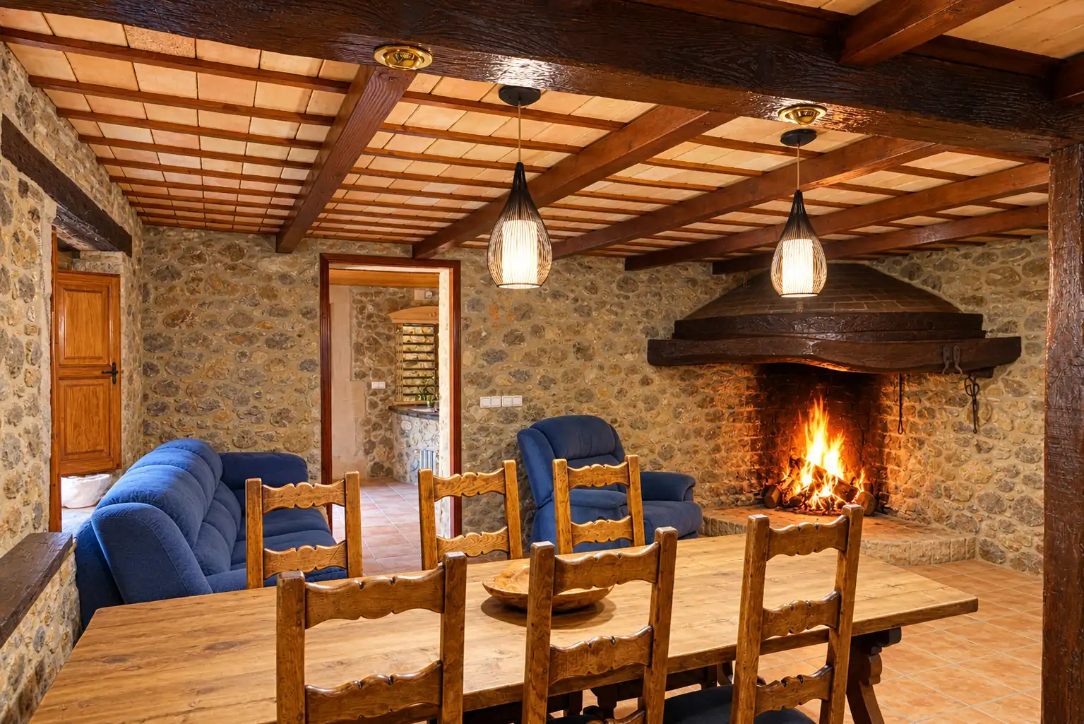 Casa rustica con piscina in vendita a Aiguaviva, imagen 4