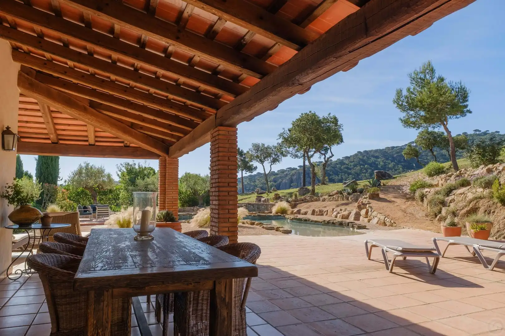 Terrace of Houses for sale in Santa Cristina d'Aro  with Air Conditioner, Heating and Storage room