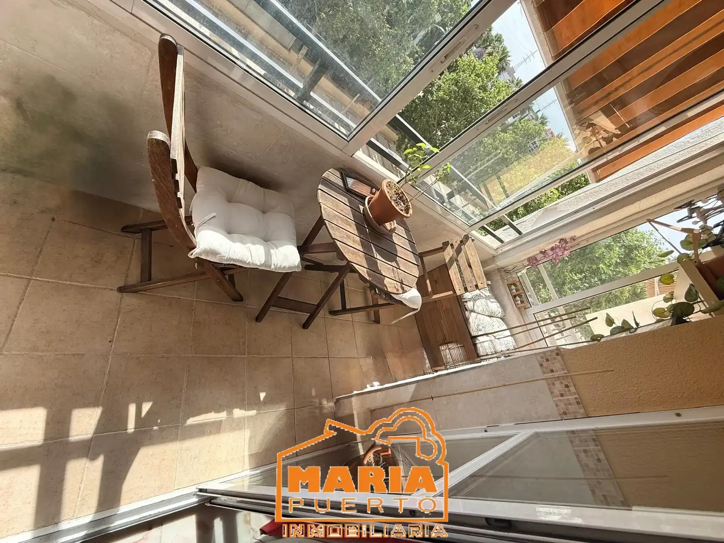Balcony of Flat for sale in Málaga  with Air Conditioner