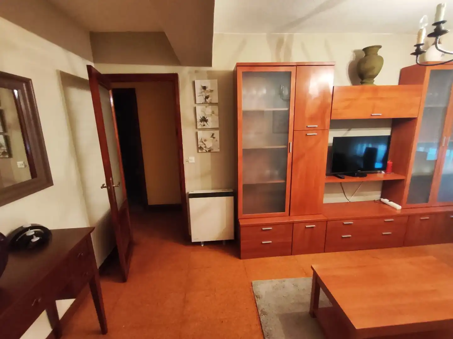 Sala de estar de Piso de alquiler en A Coruña Capital  con Calefacción y Amueblado
