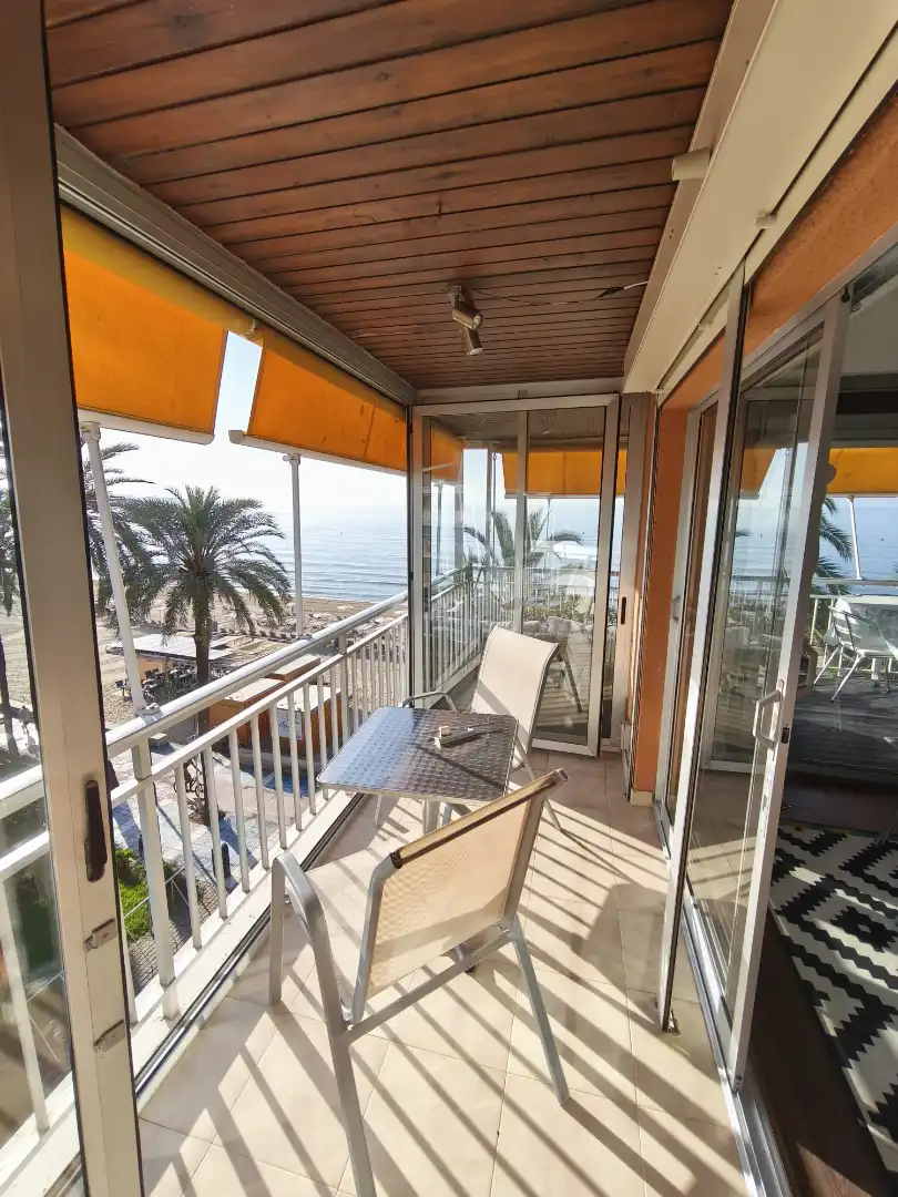 Balcony of Flat for sale in Salou  with Parquet flooring, Terrace and Furnished