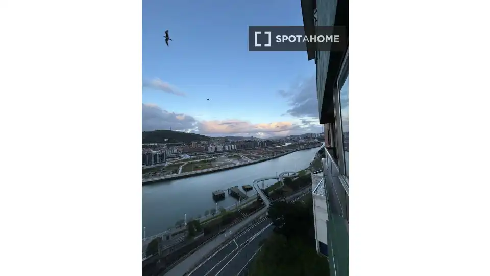 Terrasse von Wohnung zur untervermieten in Bilbao  mit Klimaanlage, Terrasse und Möbliert