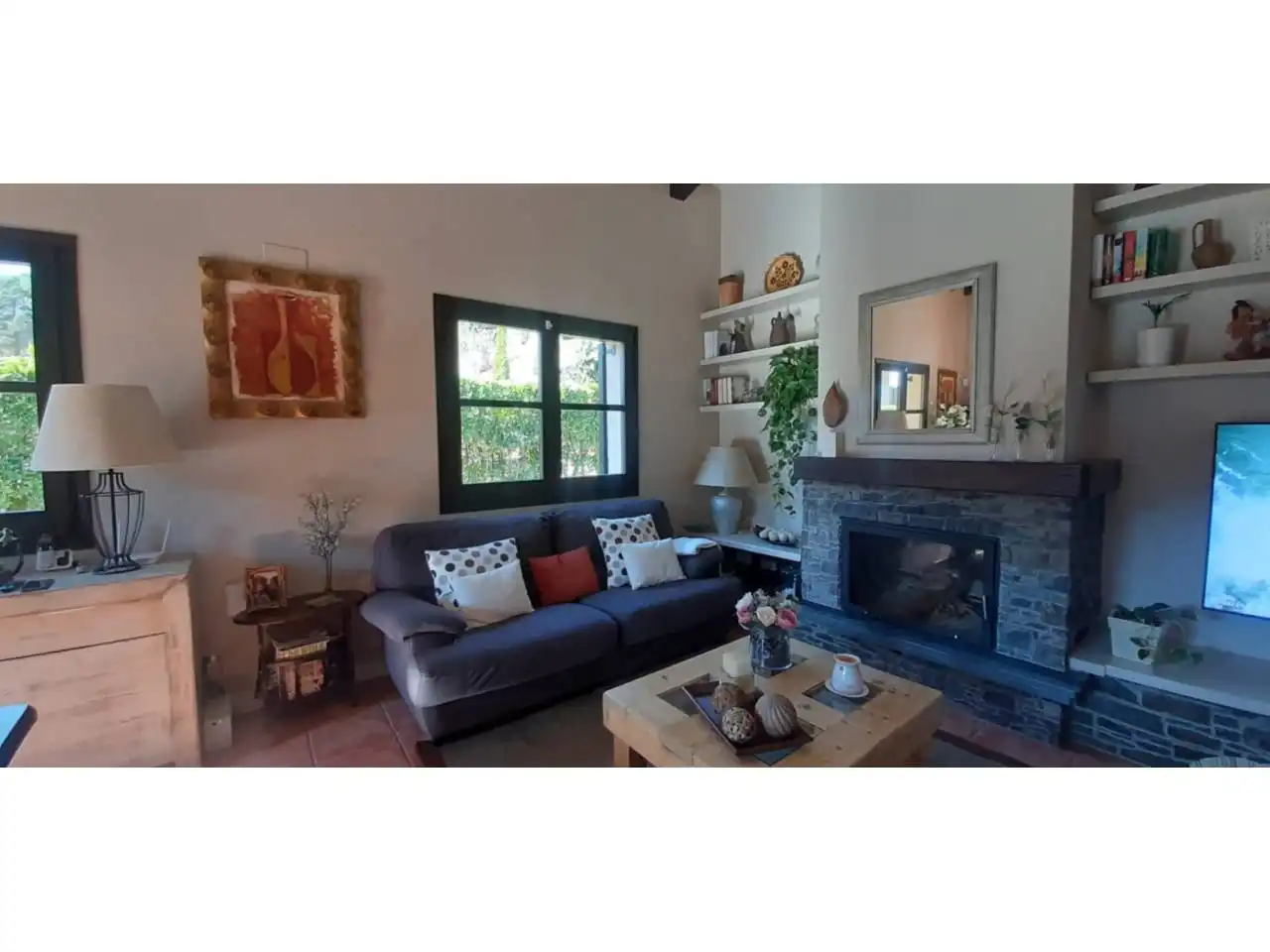 Sala de estar de Casa o chalet en venta en Castell de l'Areny con Calefacción, Jardín privado y Terraza