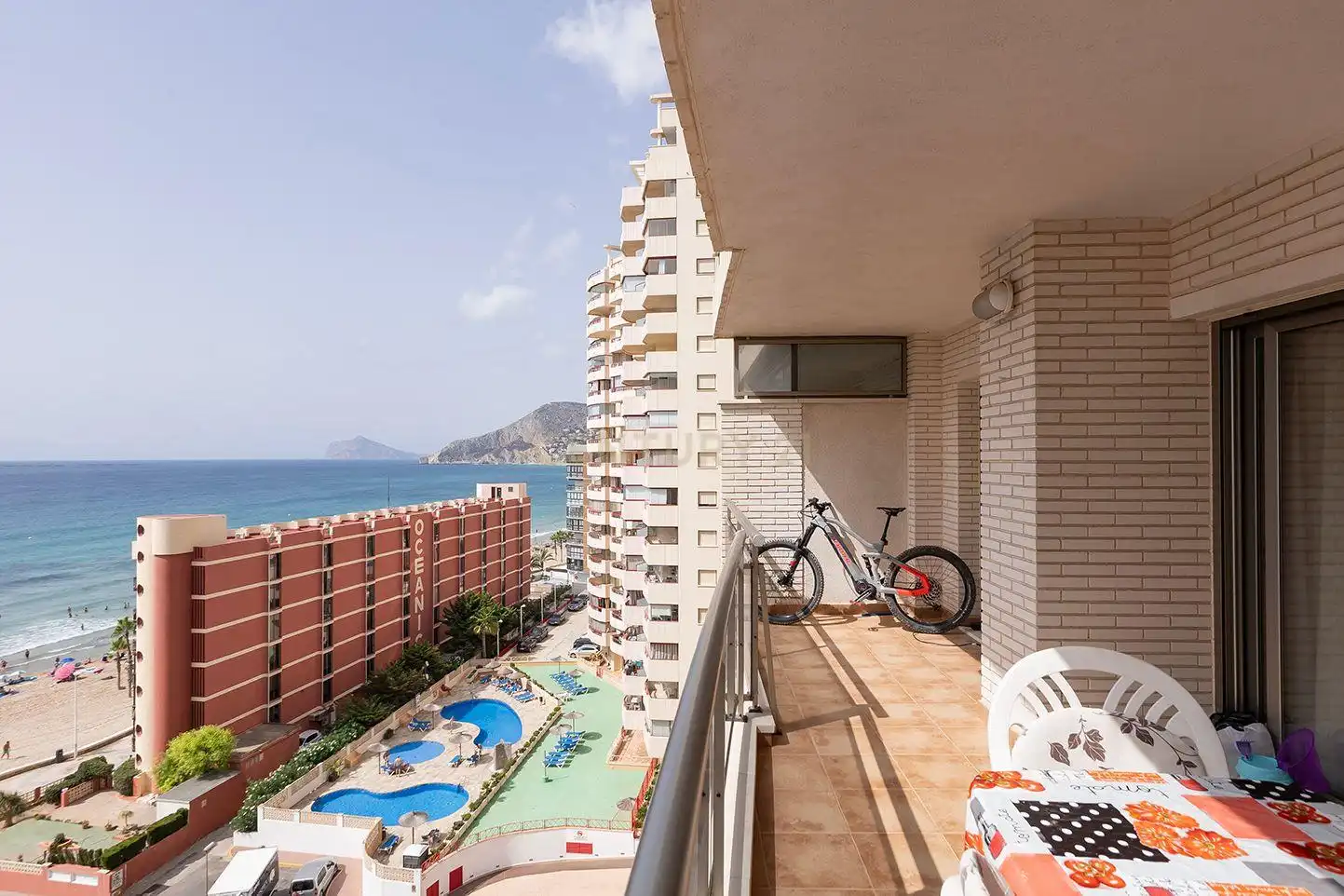 Habitación de Apartamento de alquiler en Calpe / Calp con Aire acondicionado y Piscina comunitaria