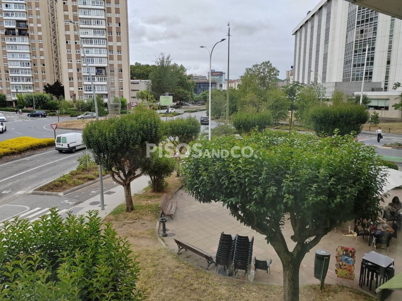 Vista exterior de Piso en venta en A Coruña Capital  con Calefacción y Amueblado
