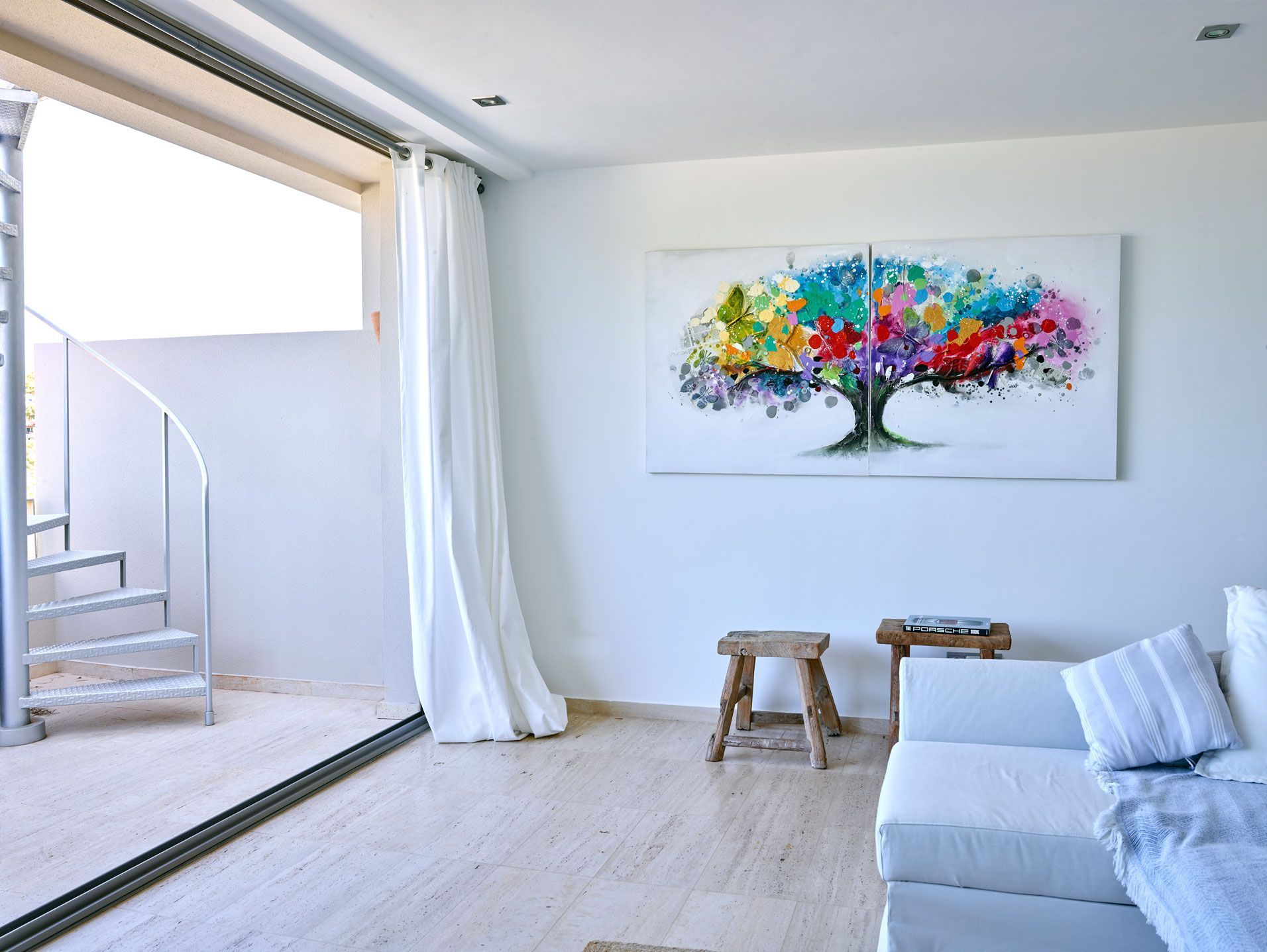 Sala de estar de Apartamento en venta en Sant Josep de sa Talaia con Aire acondicionado, Calefacción y Terraza