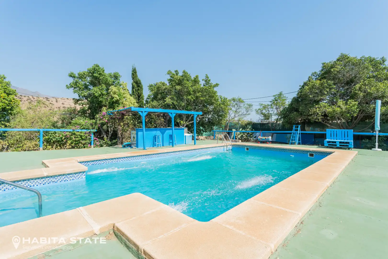 Piscina de Casa o xalet en venda en Gádor amb Aire condicionat, Jardí privat i Piscina