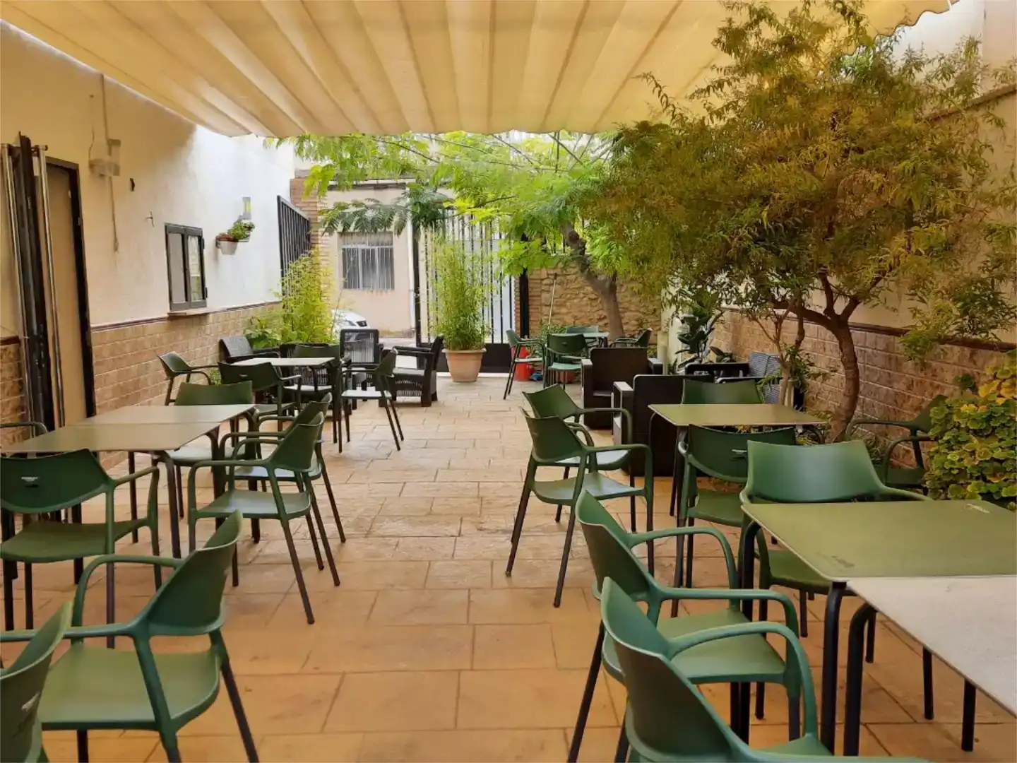 Terrasse von Geschaftsraum zum Verkauf in Beneixama mit Klimaanlage und Möbliert