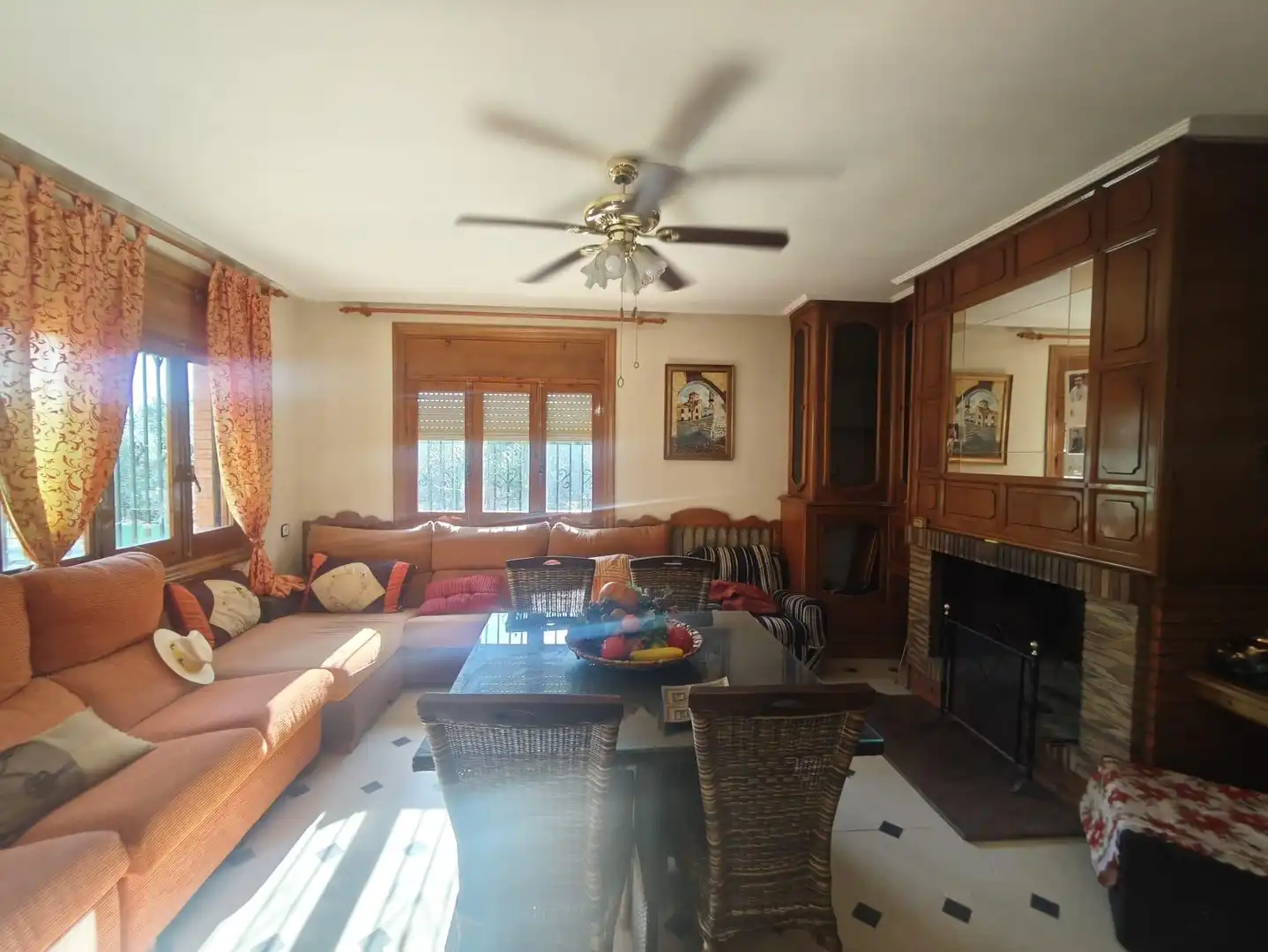 Living room of Country homes for sale in Sax  with Private garden, Storage room and Swimming Pool