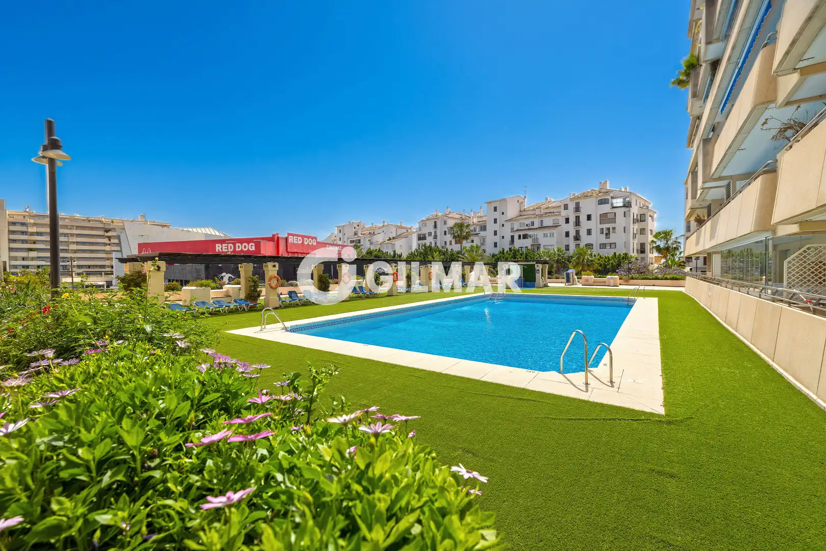 Swimming pool of Apartments for sale in Marbella  with Heating, Swimming Pool and Balcony