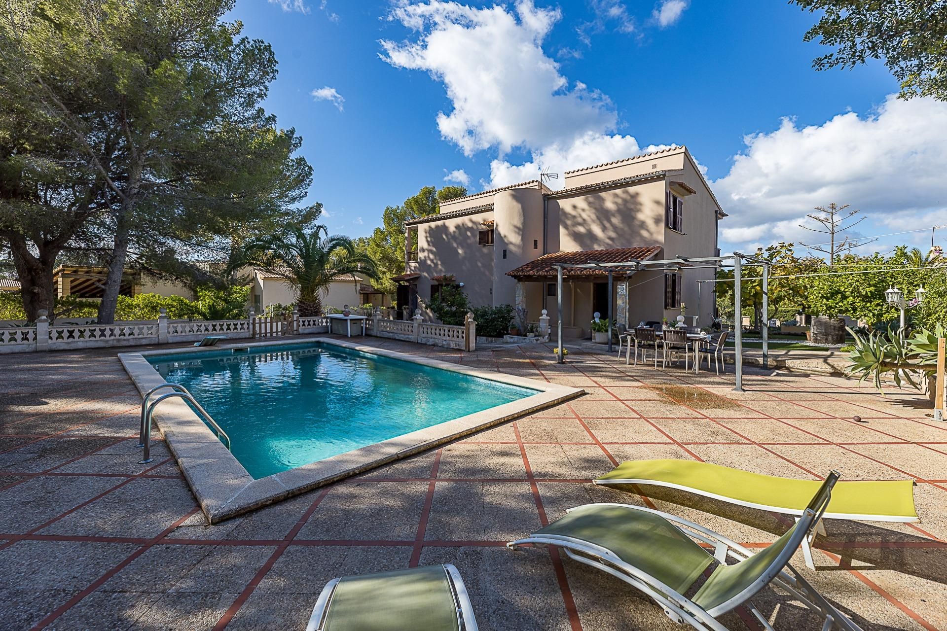Piscina de Casa o xalet en venda en Calvià amb Aire condicionat, Jardí privat i Terrassa