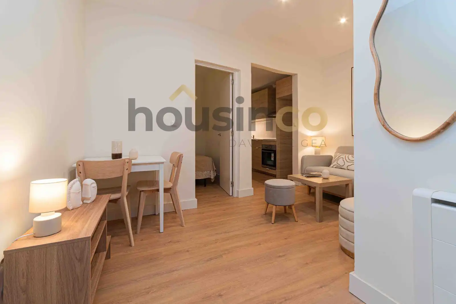 Living room of Flat for sale in Madrid  with Heating, Parquet flooring and Terrace