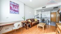 Living room of Flat to rent in  Madrid Capital  with Air Conditioner, Heating and Parquet flooring