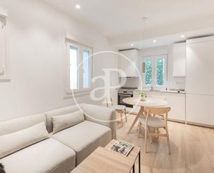 Living room of Flat to rent in  Madrid Capital  with Air Conditioner, Heating and Private garden