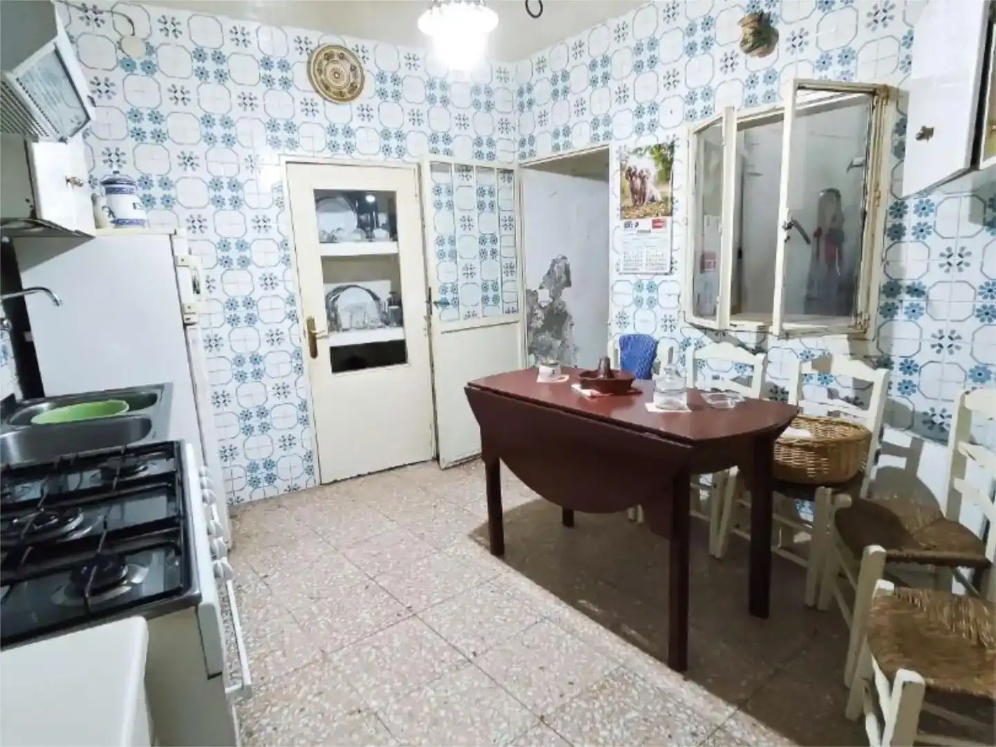 Cocina de Piso en venta en Logrosán con Trastero, Amueblado y Balcón