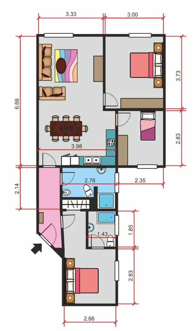 Piso en venta en Valencia con Aire acondicionado y Alarma