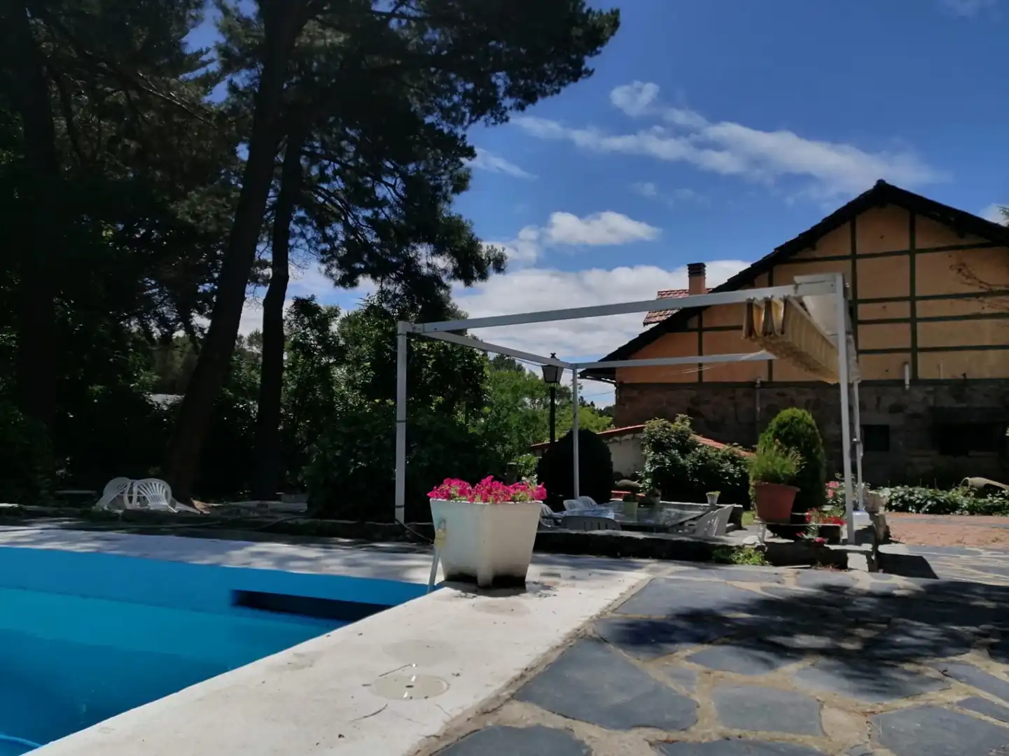 Swimming pool of Houses for sale in Alpedrete  with Private garden, Terrace and Storage room