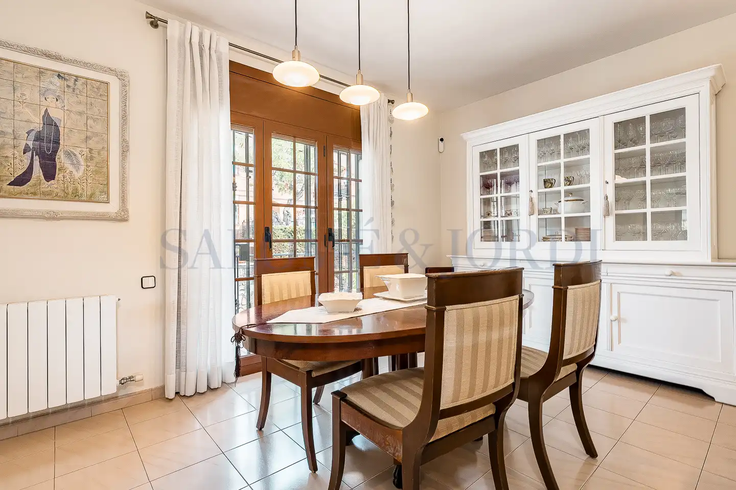 Comedor de Casa o chalet en venta en Vilassar de Dalt con Calefacción, Jardín privado y Piscina