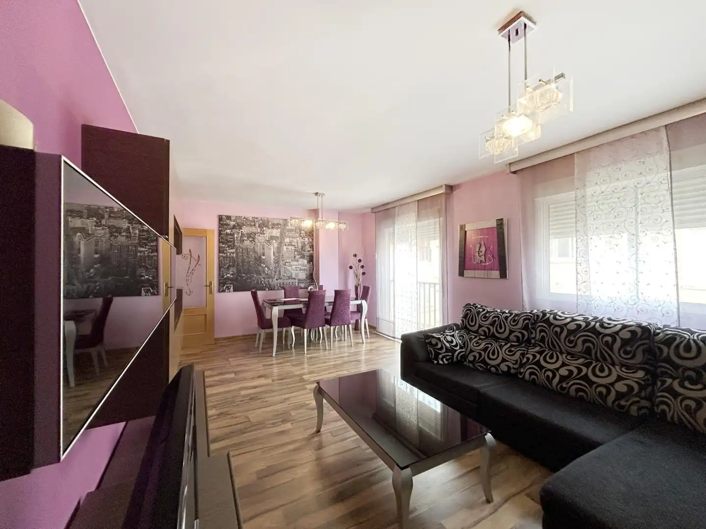 Sala de estar de Piso en venta en Monforte del Cid con Aire acondicionado, Calefacción y Alarma
