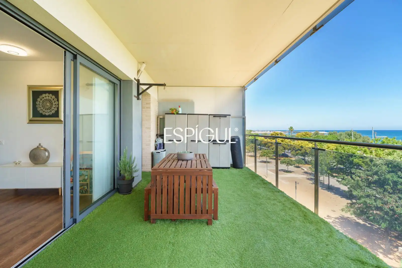Terrace of Flat for sale in Mataró  with Air Conditioner, Heating and Terrace