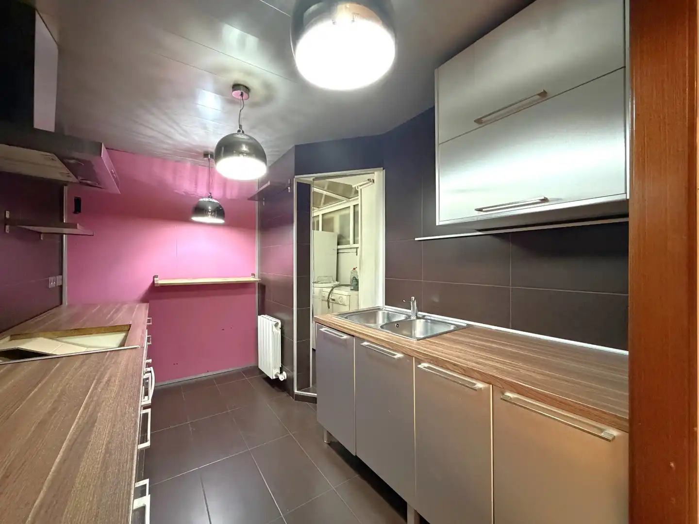 Cocina de Piso en venta en Badalona con Aire acondicionado, Parquet y Horno