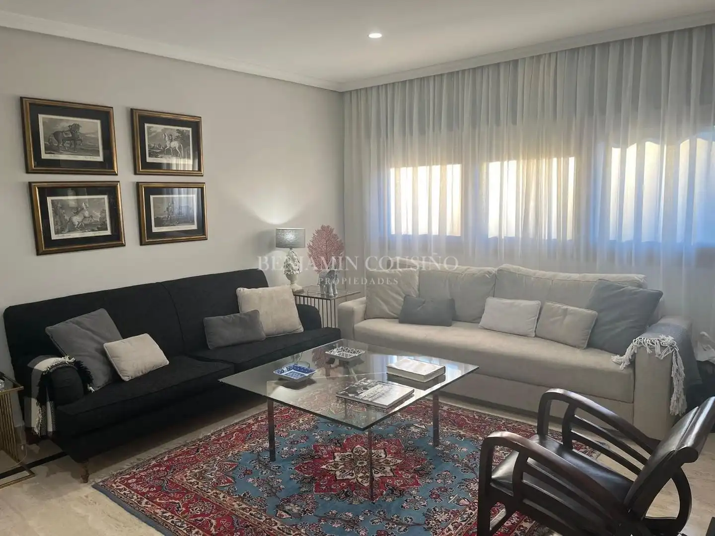 Sala de estar de Piso de alquiler en Madrid con Amueblado