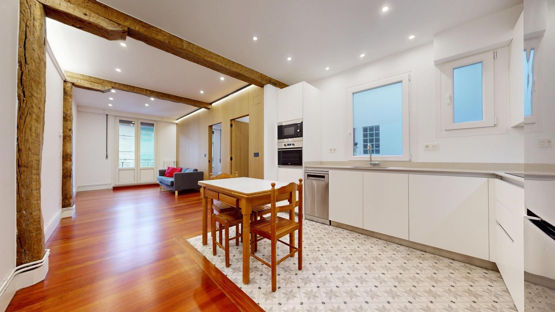 Kitchen of Flat for sale in Bilbao   with Heating and Balcony