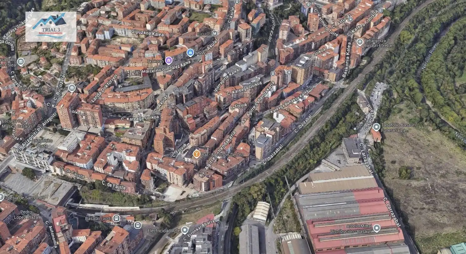 Vista exterior de Piso en venta en Basauri 