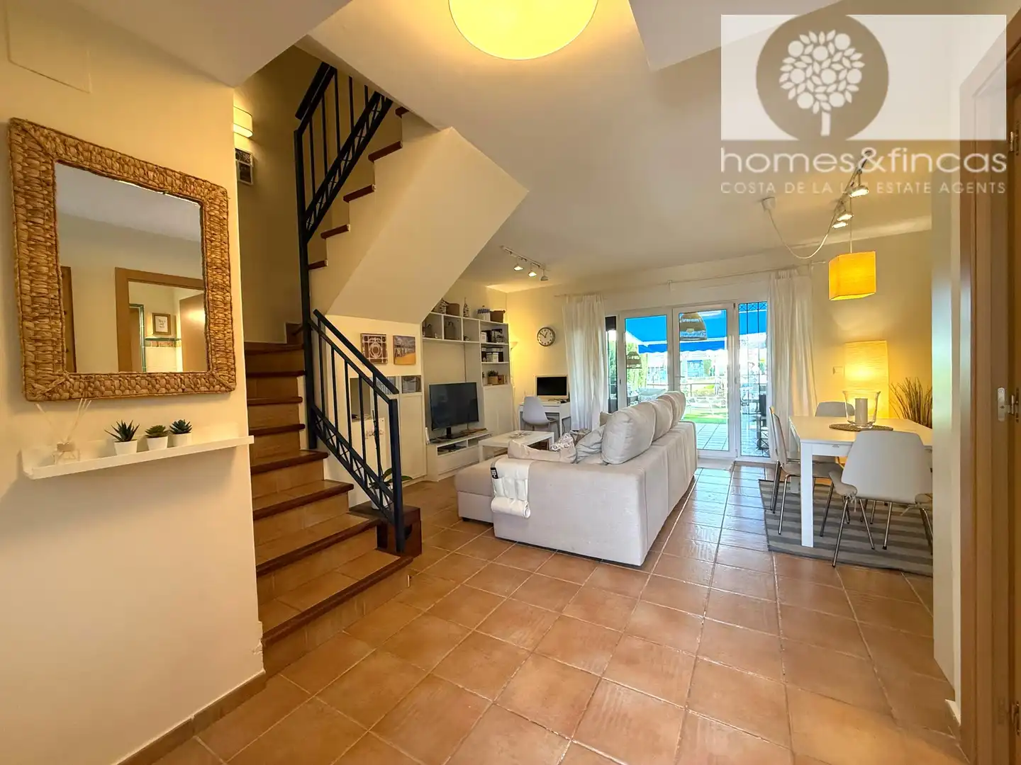 Living room of Houses for sale in Ayamonte  with Air Conditioner, Terrace and Furnished