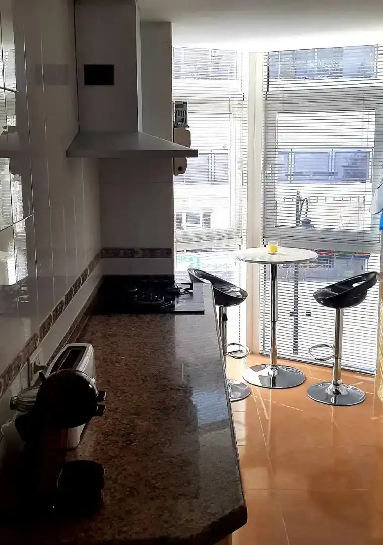 Cuina de Pis de lloguer en Altea amb Aire condicionat, Moblat i Forn
