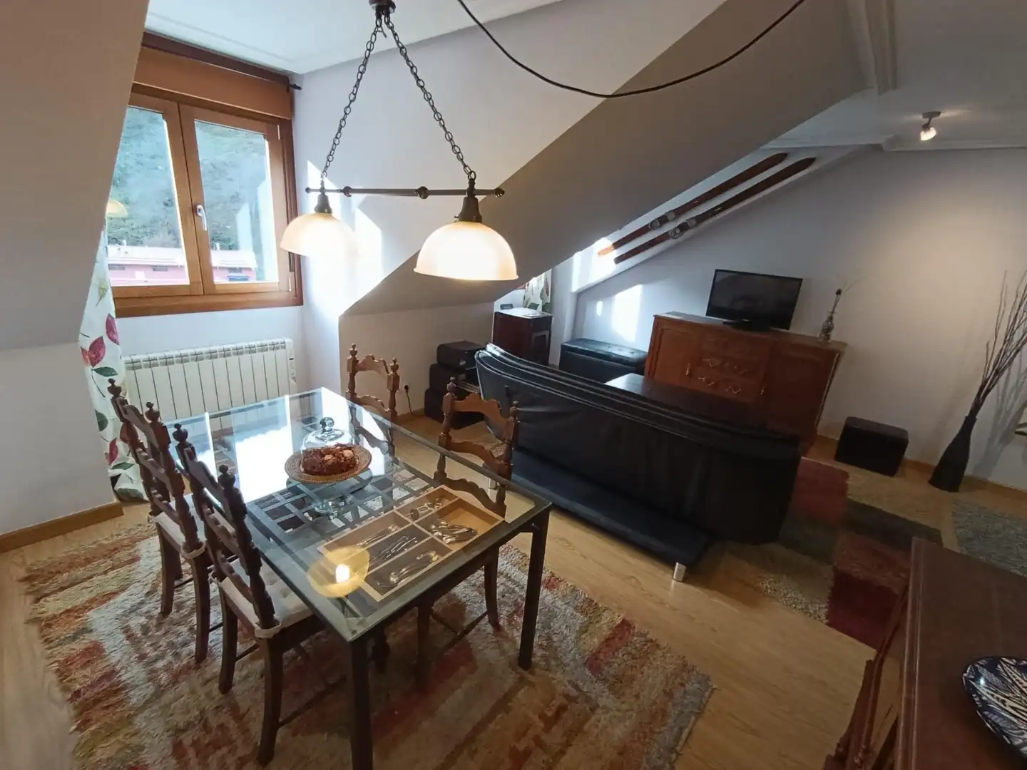 Living room of Apartments for sale in Aller  with Furnished