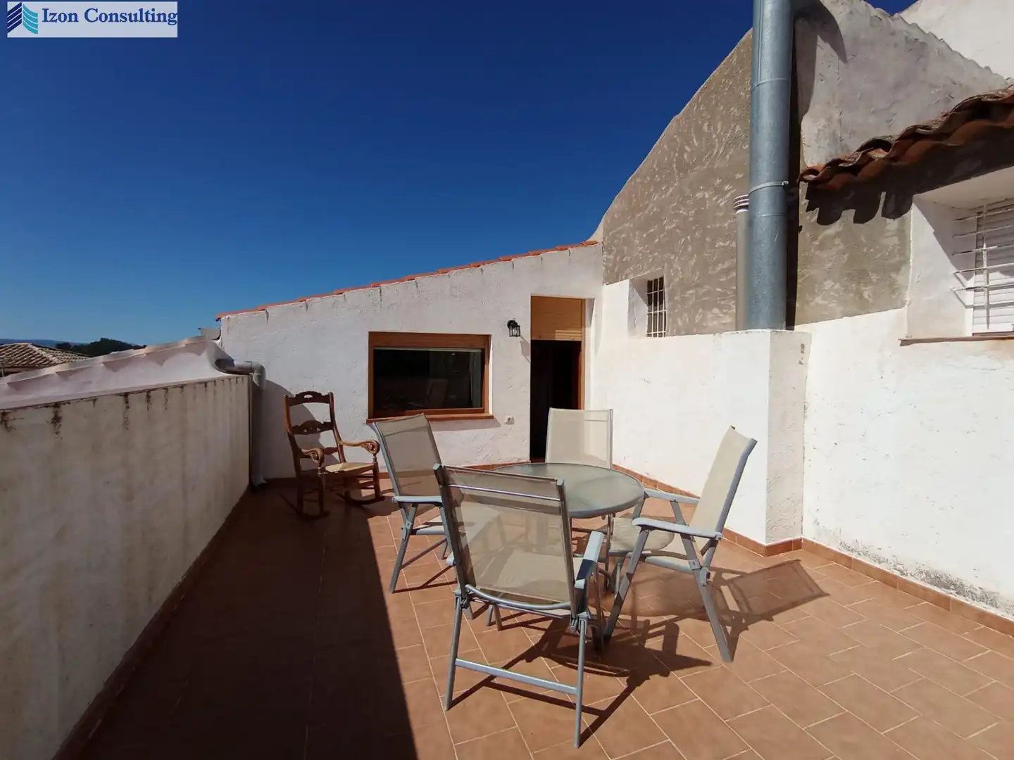 Terrassa de Casa o xalet en venda en Elche de la Sierra amb Calefacció, Jardí privat i Terrassa