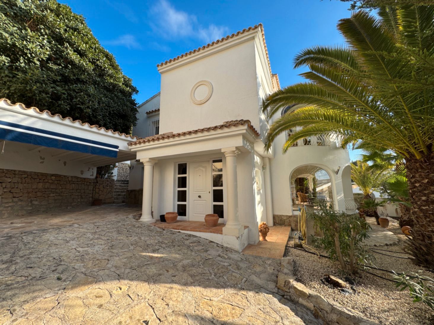 Exterior view of House or chalet for sale in Moraira  with Air Conditioner, Heating and Private garden