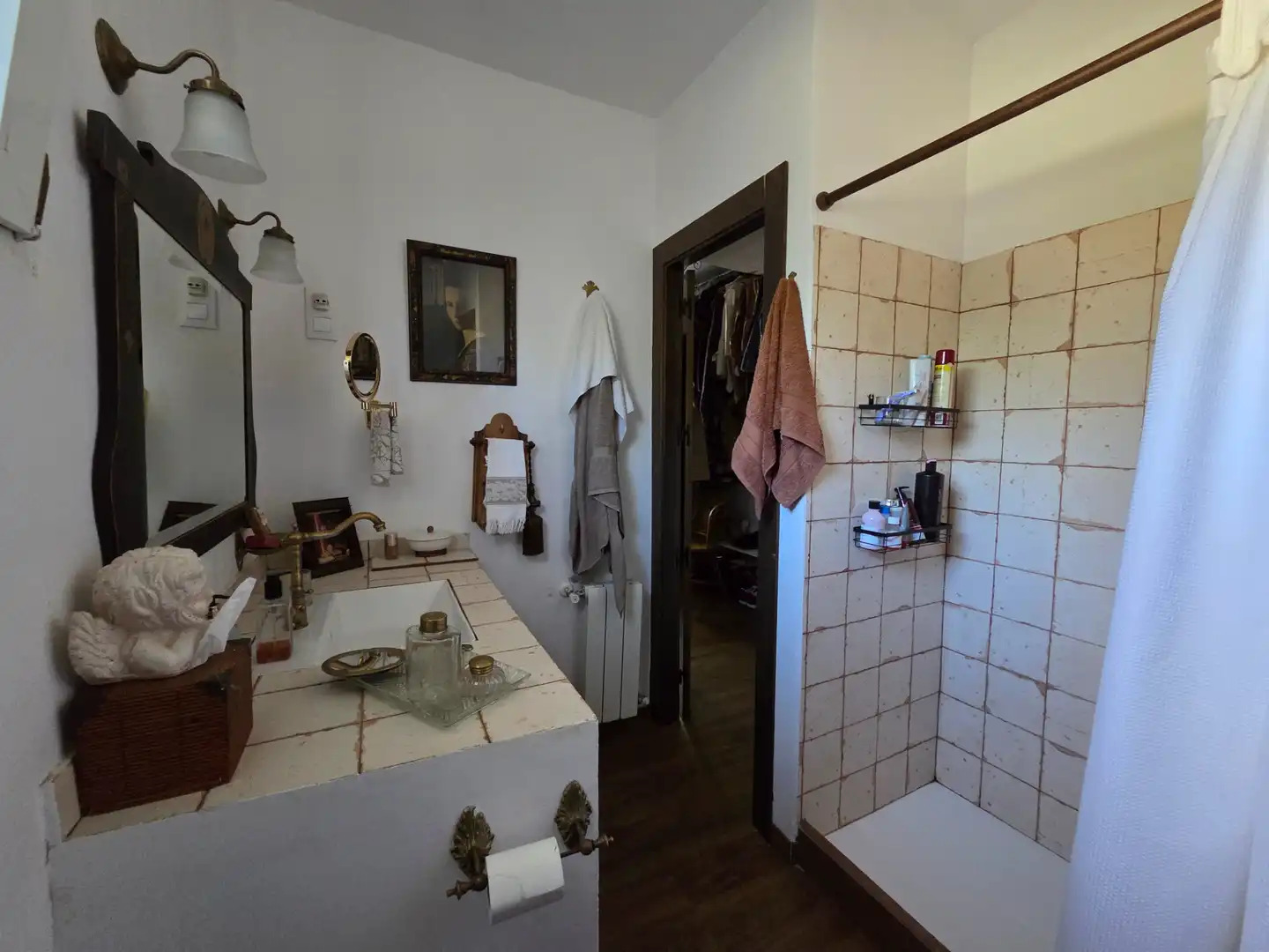 Baño de Casa o chalet en venta en Santa María de la Alameda con Calefacción, Jardín privado y Amueblado