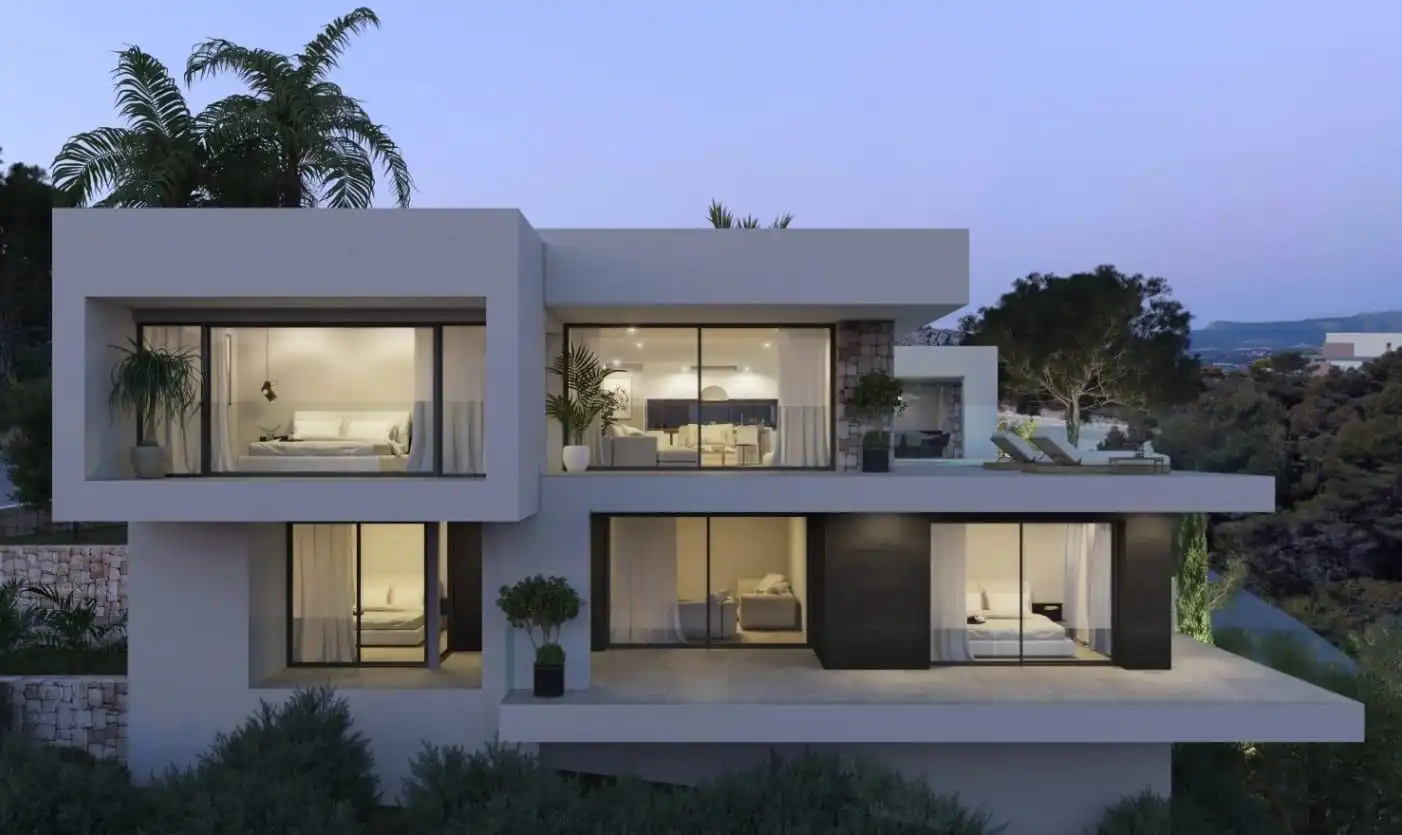 Detached house with pool for sale in Cumbre del Sol, imagen 3