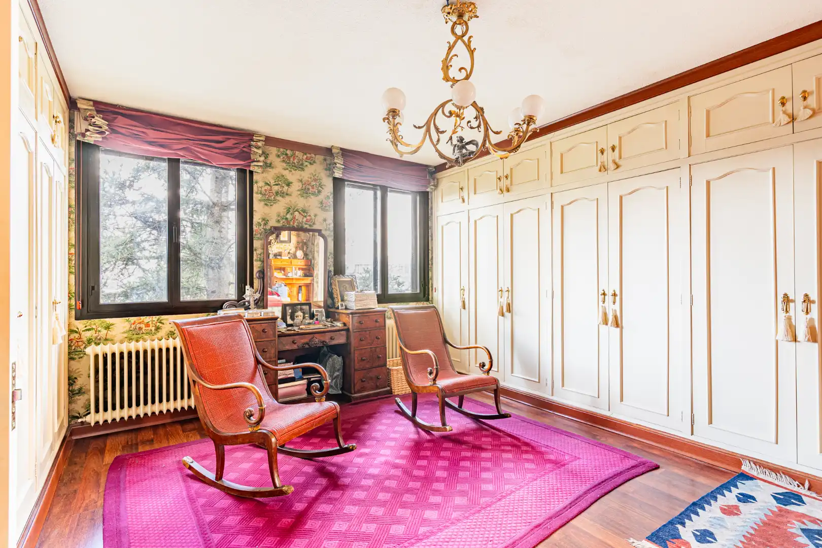 Bedroom of Detached homes for sale in Las Rozas de Madrid  with Air Conditioner, Heating and Private garden
