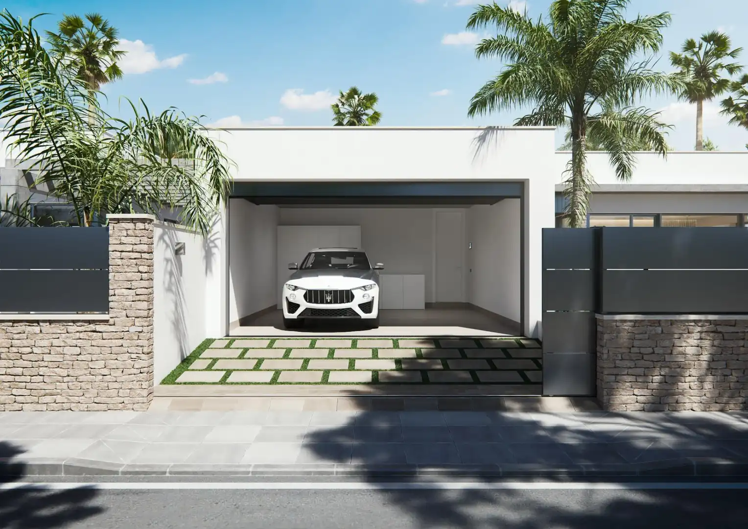 Parking de Casa o chalet en venta en San Javier con Aire acondicionado, Calefacción y Jardín privado