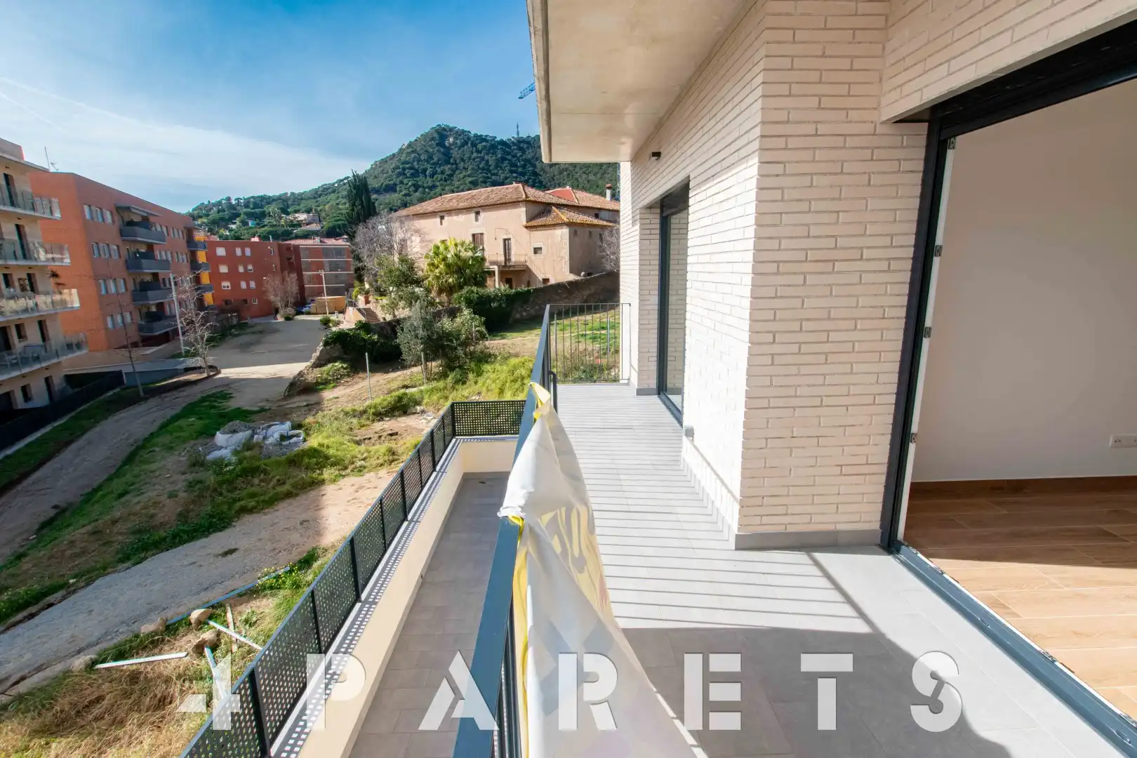 Terraza de Piso de alquiler en Cabrera de Mar con Aire acondicionado, Calefacción y Horno