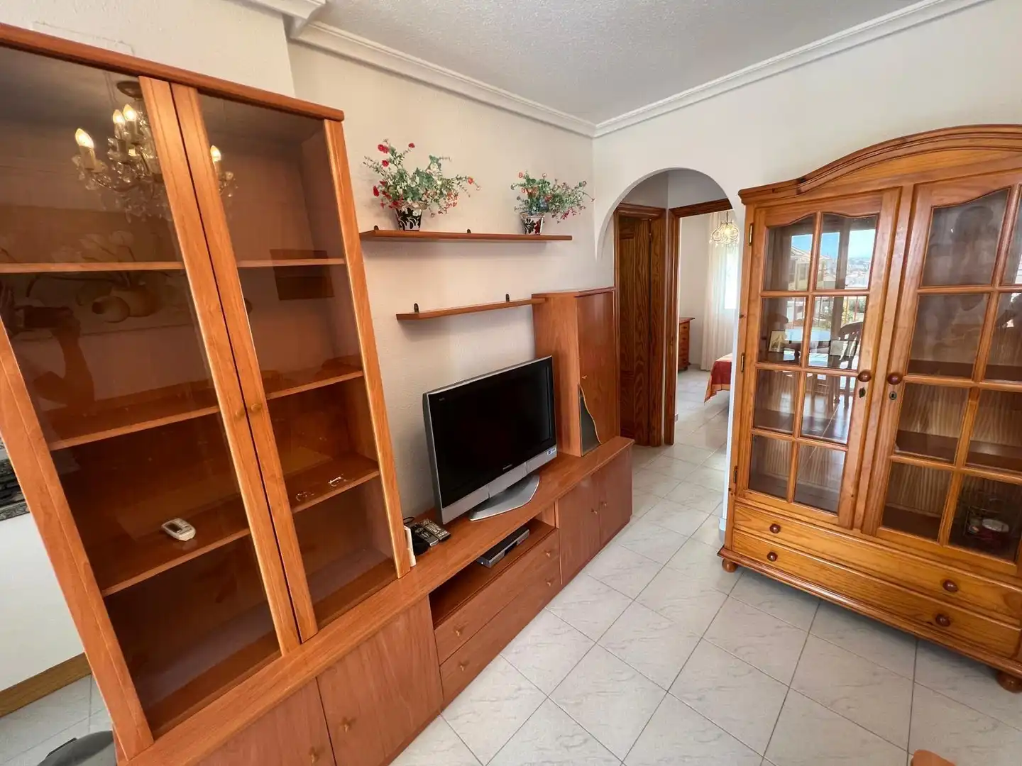 Sala de estar de Apartamento de alquiler en Torrevieja con Terraza