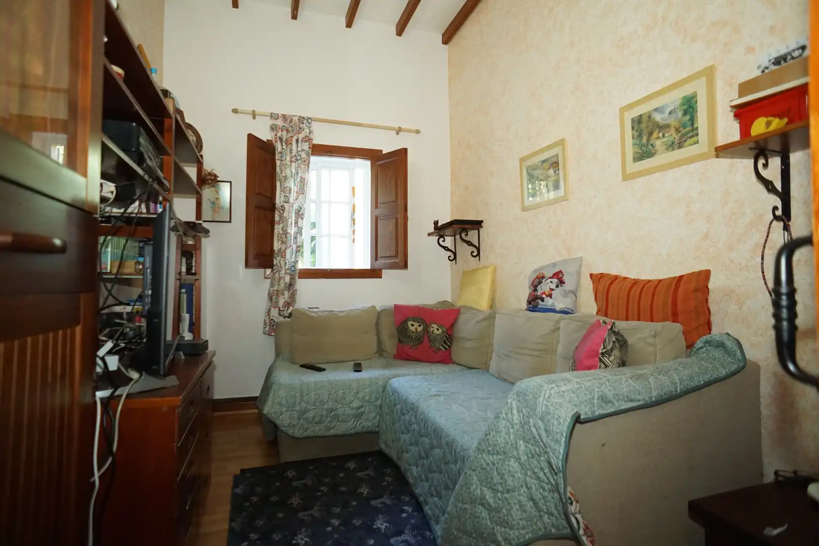 Sala d'estar de Casa adosada en venda en Los Silos amb Terrassa i Traster